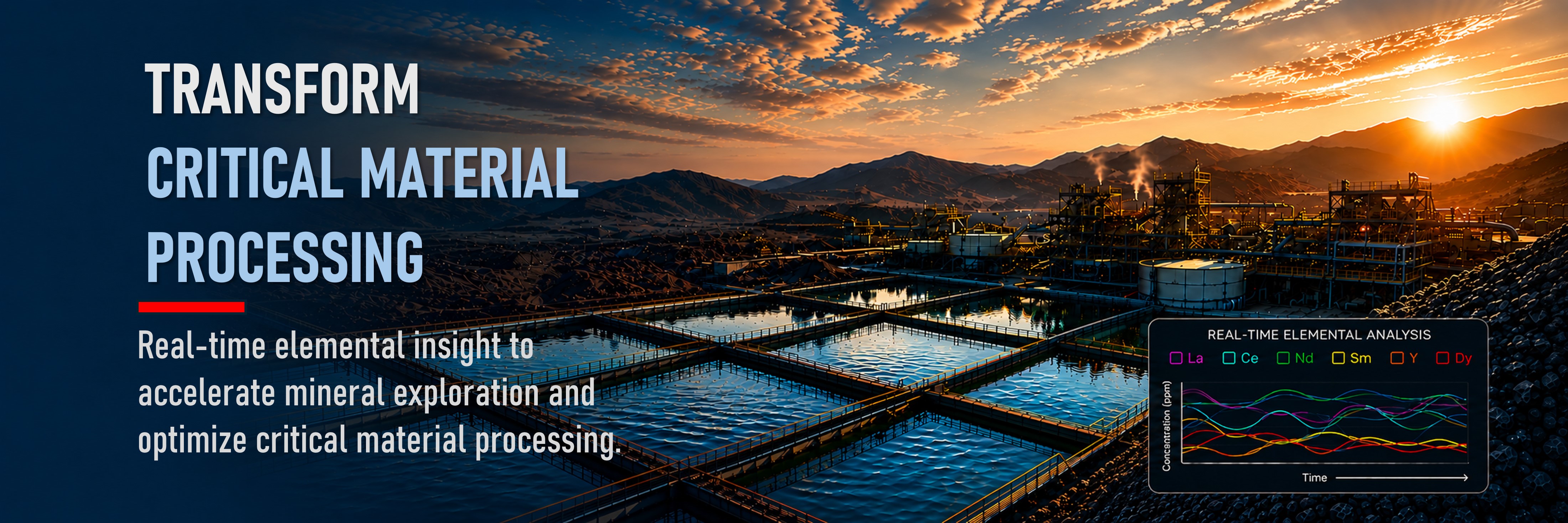 Transform critical material processing with real-time elemental insight for mineral exploration.