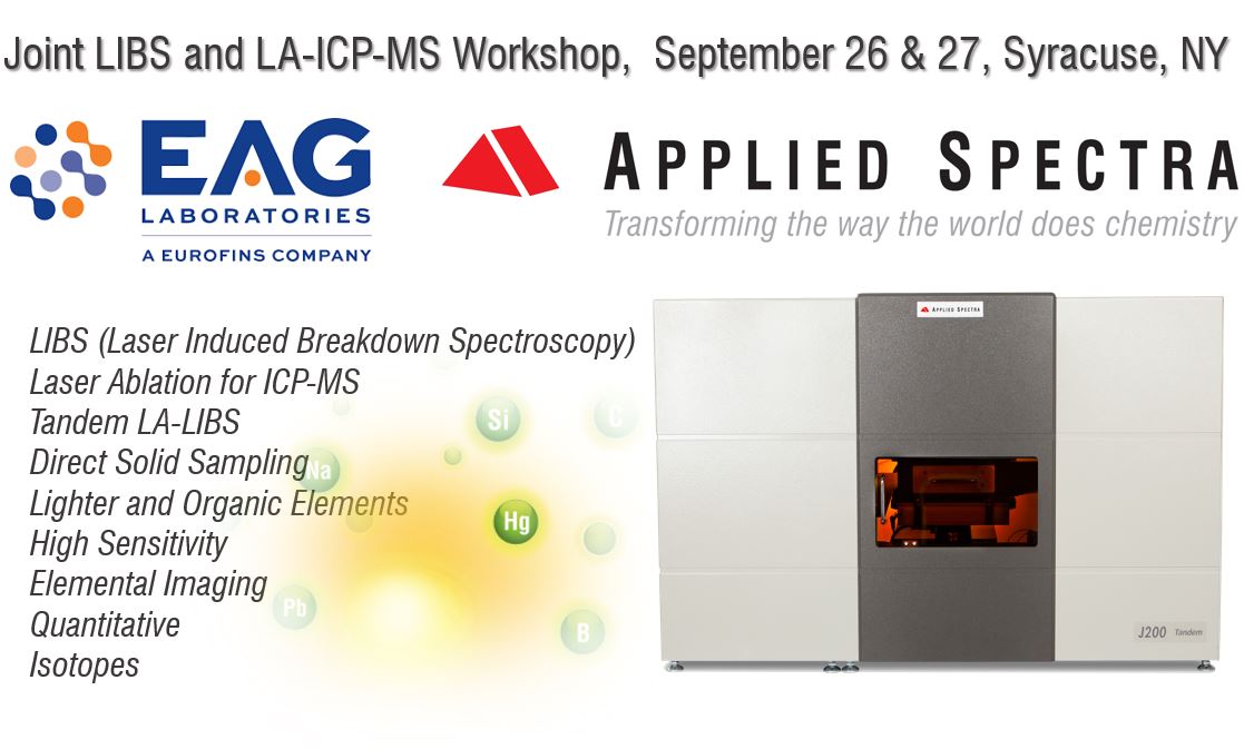LIBS and LAICPMS by EAG and Applied Spectra Applied Spectra
